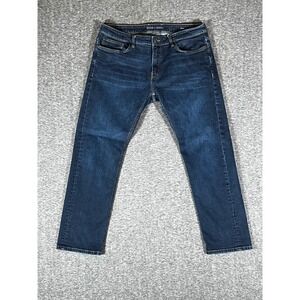 Rodd & Gunn Mens 38R Straight Fit Jeans Dark Wash Blue Denim Stretch 38‎ x 28